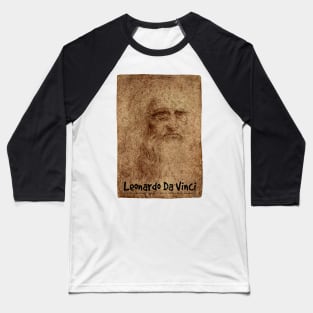 Self Portrait Leonardo Da Vinci High Renaissance Artist Baseball T-Shirt